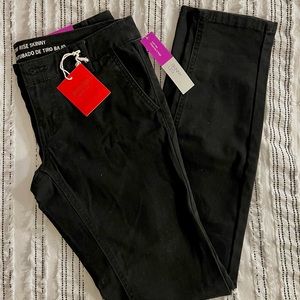 BRAND NEW low rise black skinny jeans